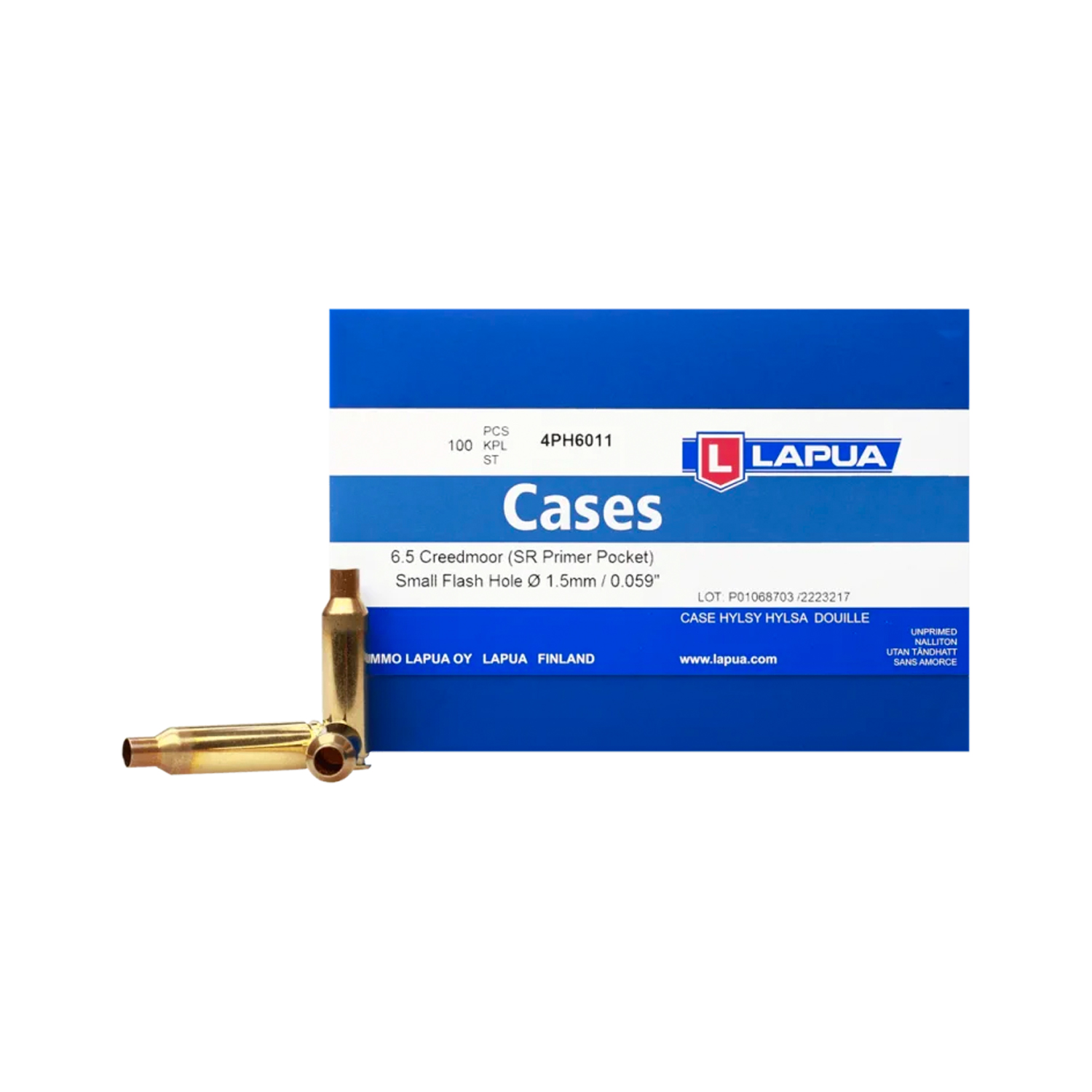 Lapua Brass - 6.5 Creedmoor (SRP) - Precision Shooting Store